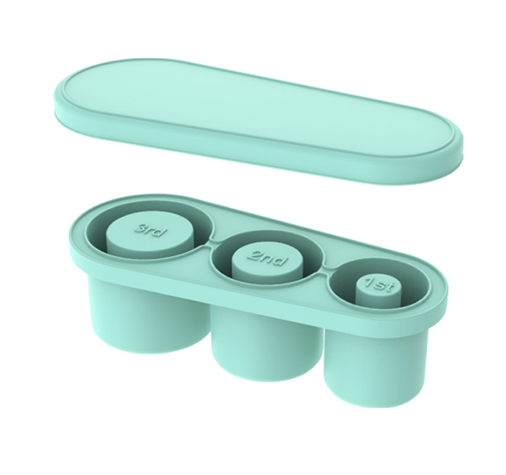 Silica Gel Ice Lattice Household Ice Making Mould Large Capacity Food Grade Ice Lattice with Cover