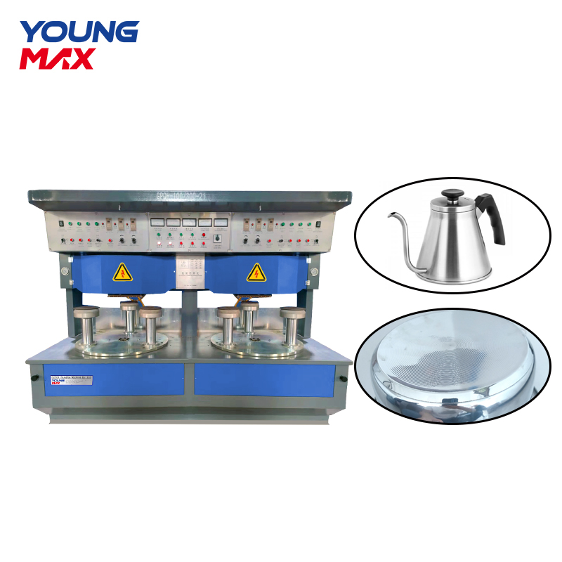 Automatic Brazing Machine Cookware Making Machine High Frequency Induction Heating Machine Aluminum Welding Machine