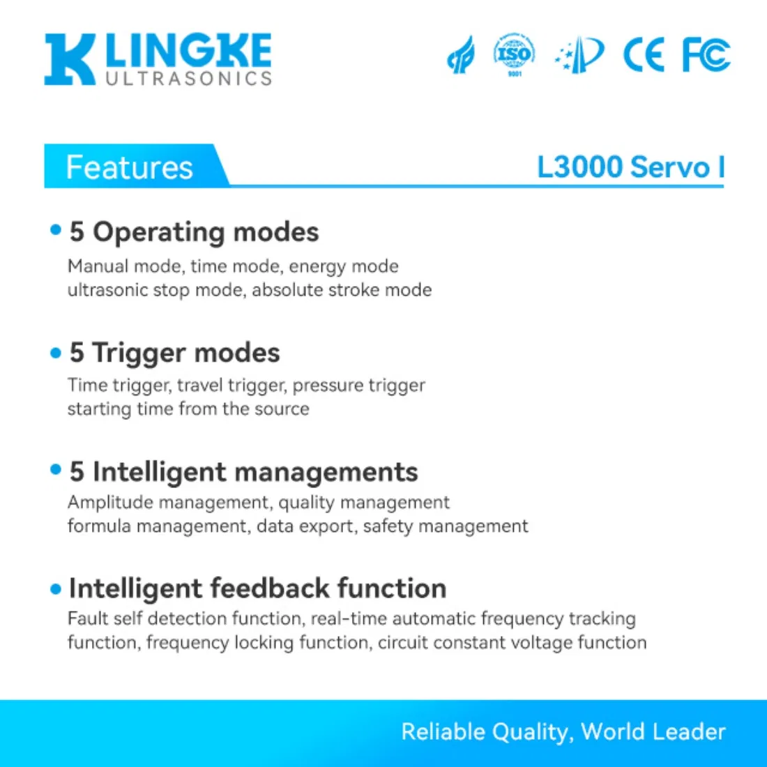 Lingke L3000 Servo I 20kHz 2000W Arrival Strong Durable Bonding Ultrasonic Metal Welding Machine for Automotive Exterior