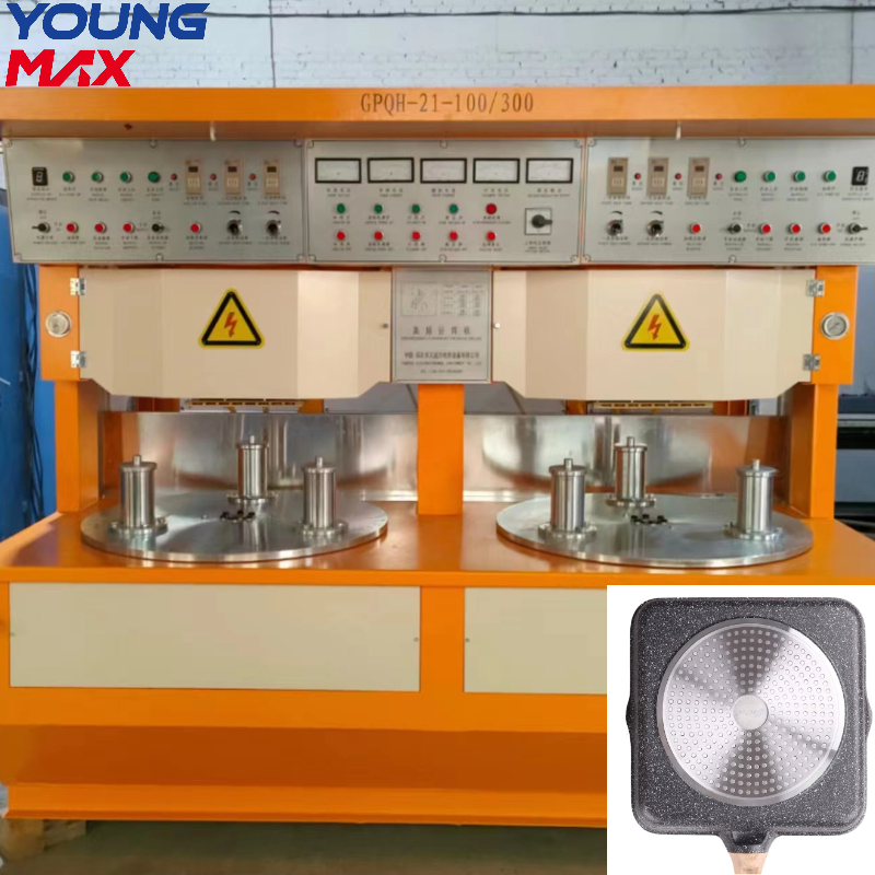 Youngmax Cookware High Frequency Heating Induction Automatic Brazing Machine Price