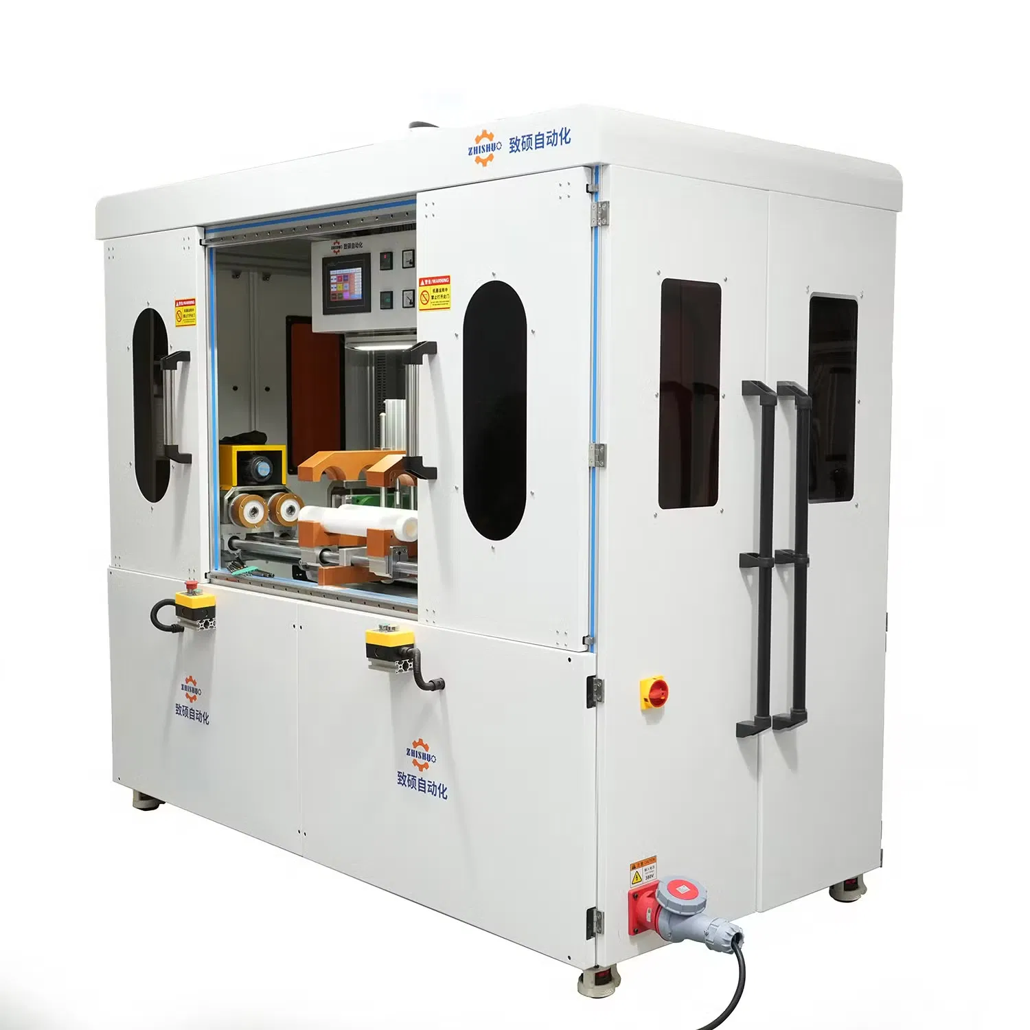 Industrial Grade High Capacity Large Flow Pleated Filter Element End Cover Pneumatic Driven Welder