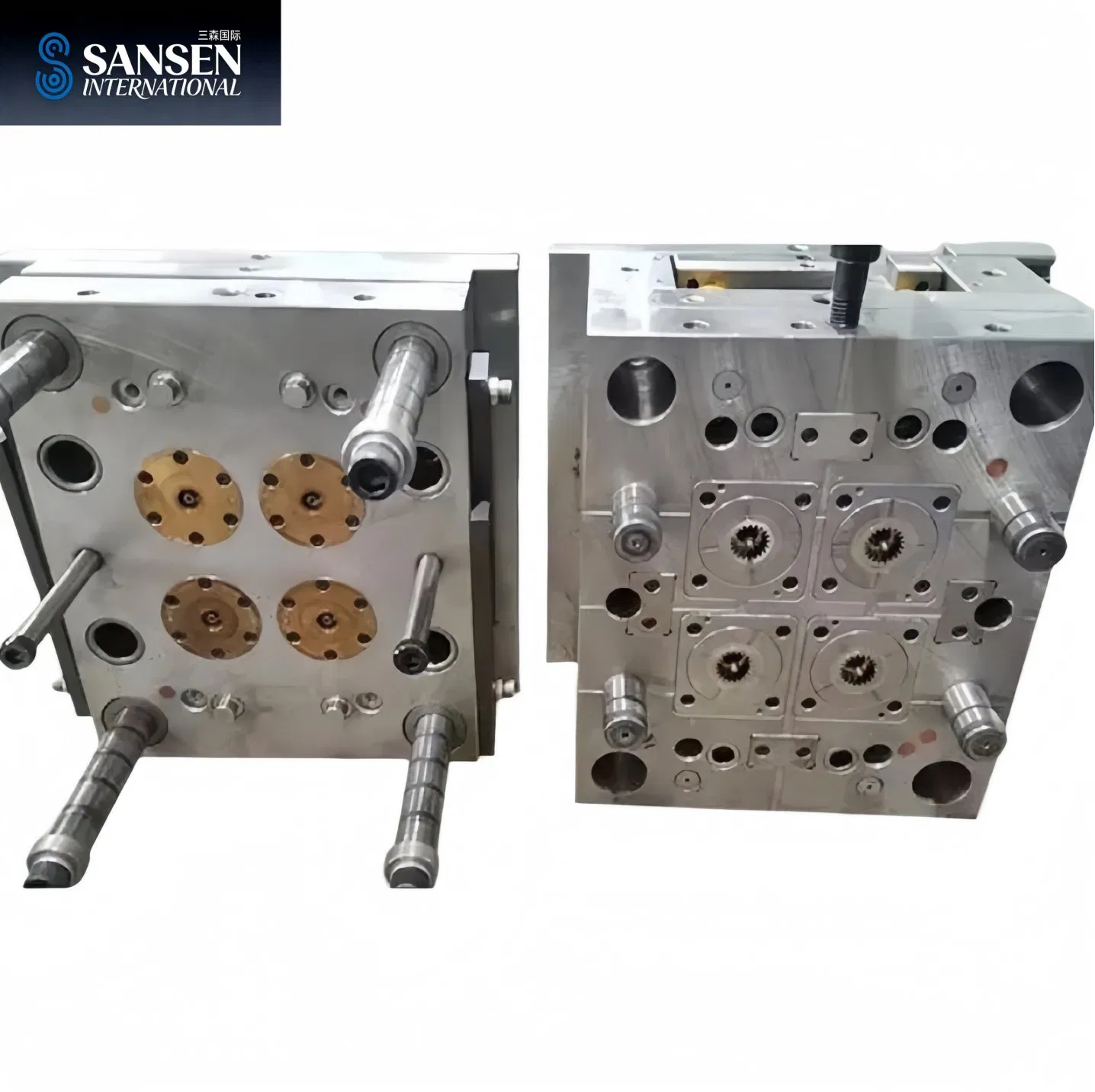 Precision Helical Gear Mold POM Material Plastic Injection Mold OEM