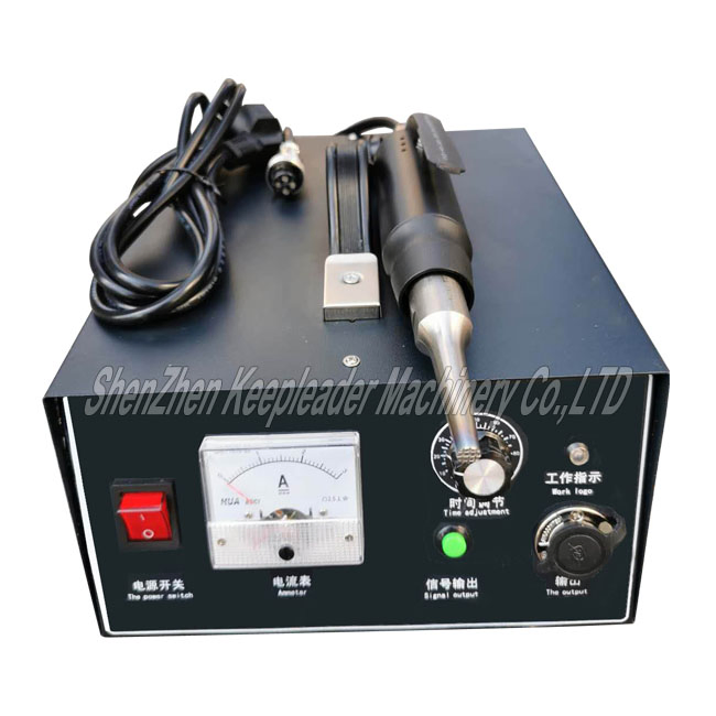 Hand-Held Plastic Welding Ultrasonic Welder Machine of PVC_PP_Pet_Points Bonding_Riveting_Embedding_Staking_Thermoplastic Portable Ultrasound Spot Fusion Welder