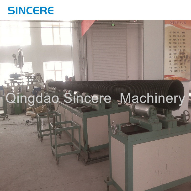 Hot Sale Steel Reinforced Spirally Wound Pilyethylene Drainage Pipe Production Line