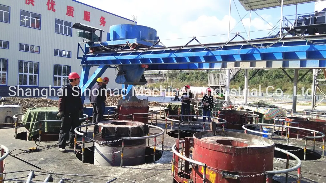 pccp pipe concrete casting machine