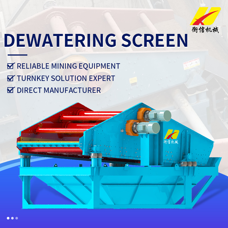 IP65 Dewatering Screen Machine for Gold Ore and Sand Cleaning