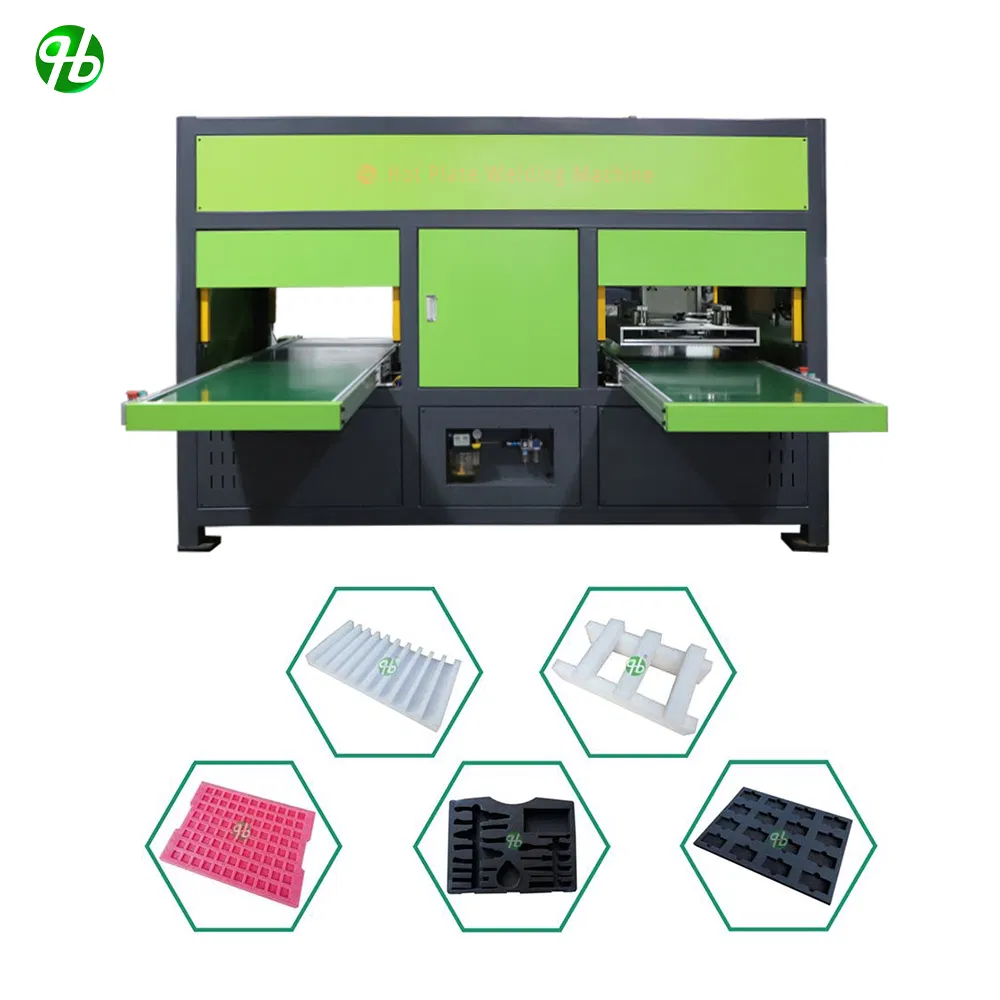 EPE XPE Foam Hot Plate Welding Machine EPE Bonding Machine Automatic Ironing Machine with Double Station and Single Station Types