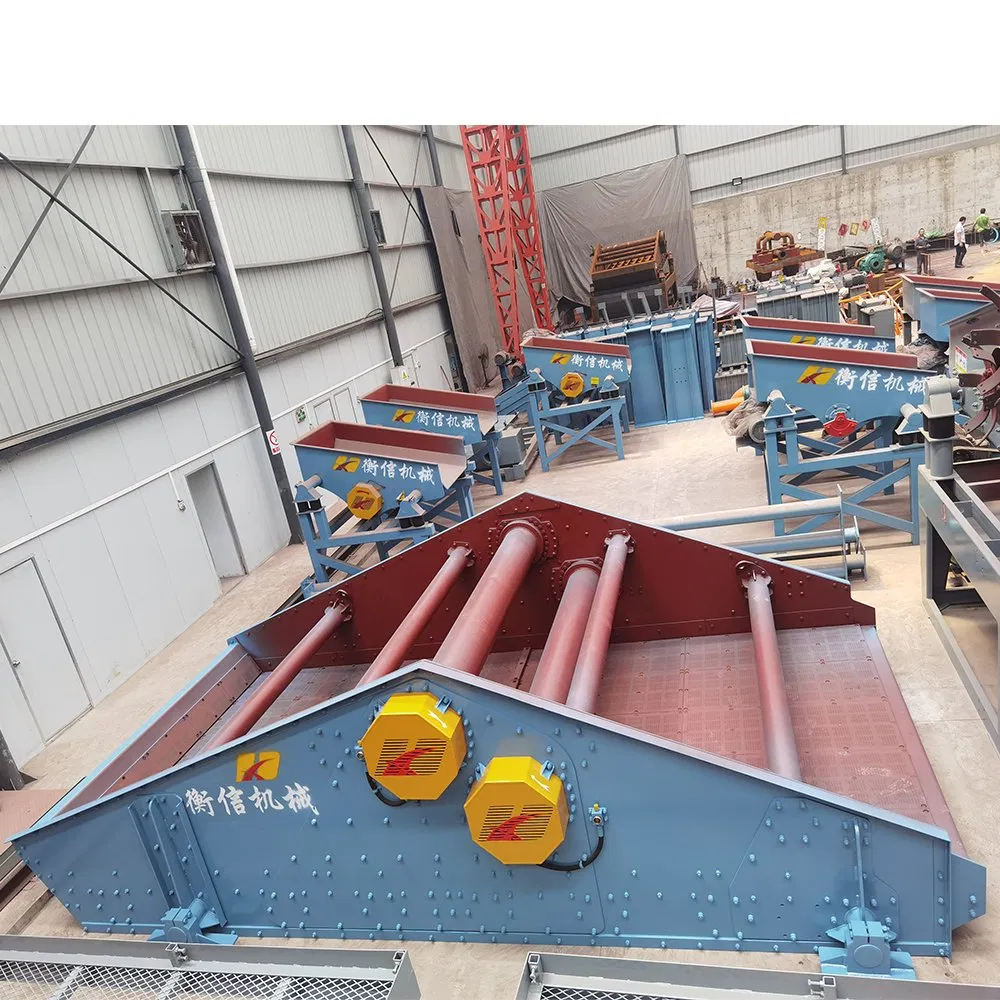 Vibrating Dewatering Screen Gold Mining Washing Machine for Slurry, Mud, and Industrial Filtration