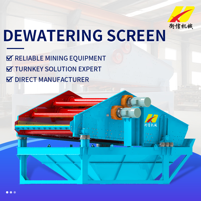 High Dewatering Efficiency Linear Vibrating Screen Machine for Coal, Gold Copper Ore &amp; Aggregates Washing