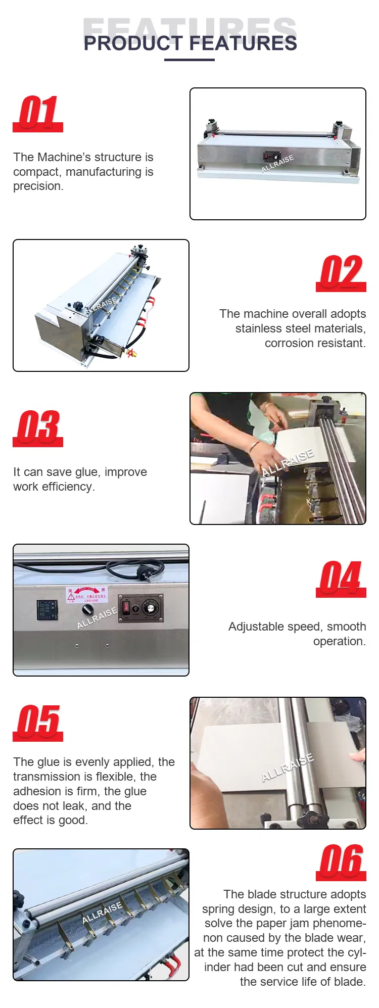Gluing Machine Detail 3