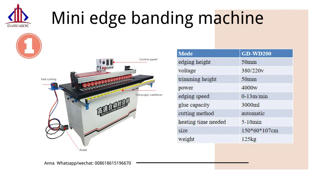 Edge Banding Machine Detail 1