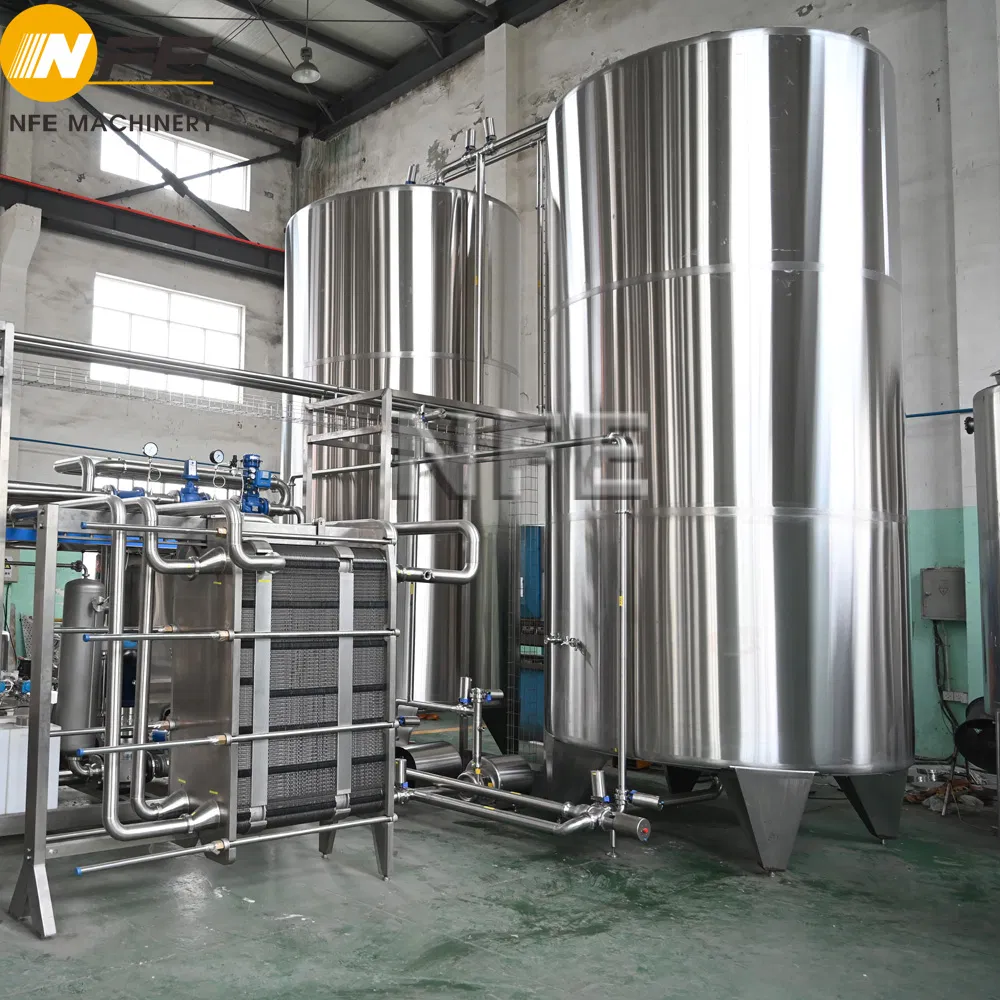 Automatic Beverage Batching and Processing System Turnkey Beverage Processing Equipment Automated Beverage Blending and Processing Line