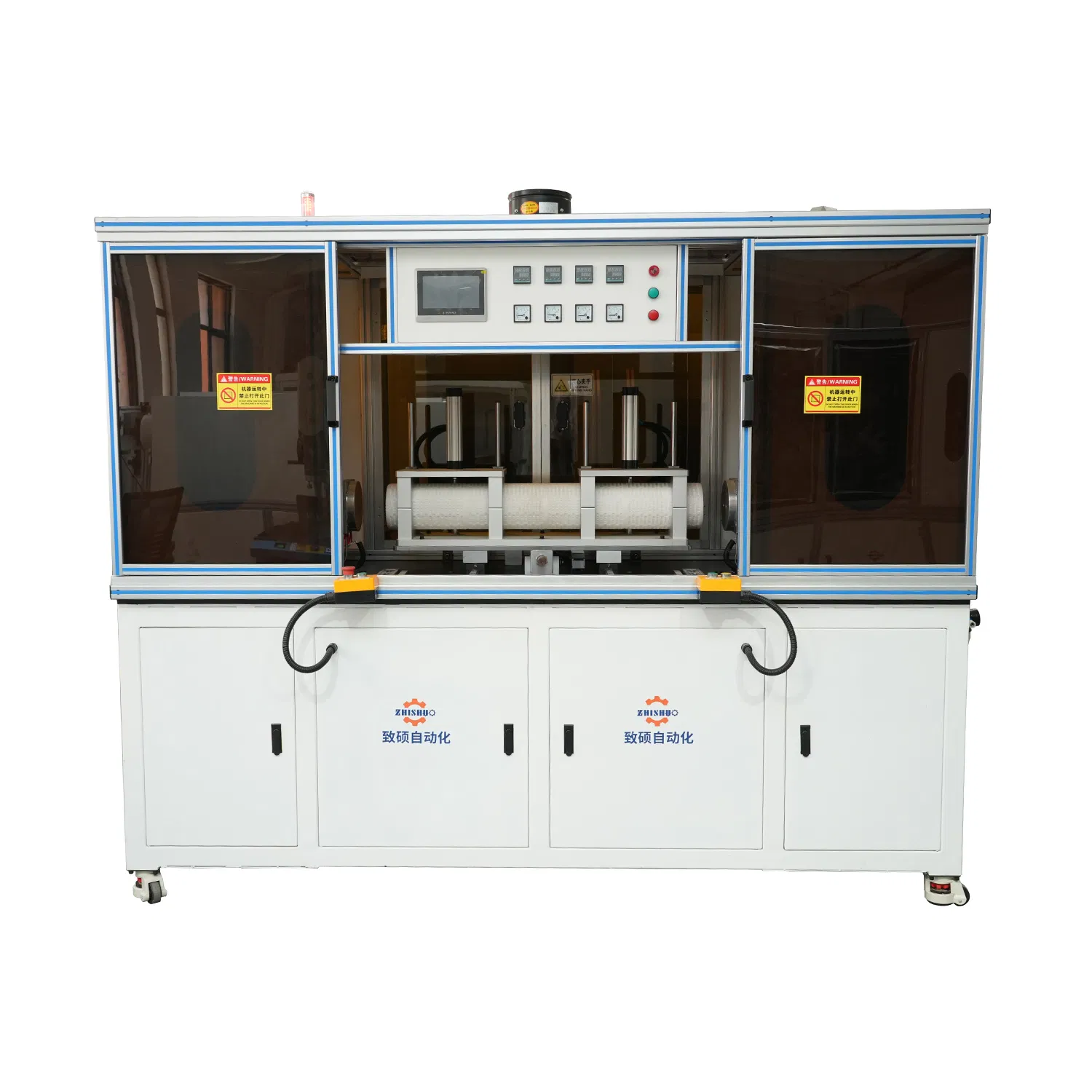 Industrial Grade Servo Large Flow PP Filter Cartridge End Cover Hot Plate Welder