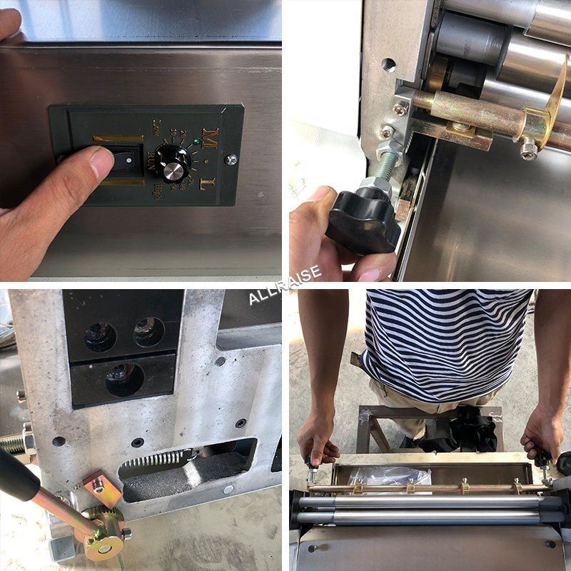 Small Hot Melt Glue Application Manual Paper Sheet Pasting Gumming Gluing Machine