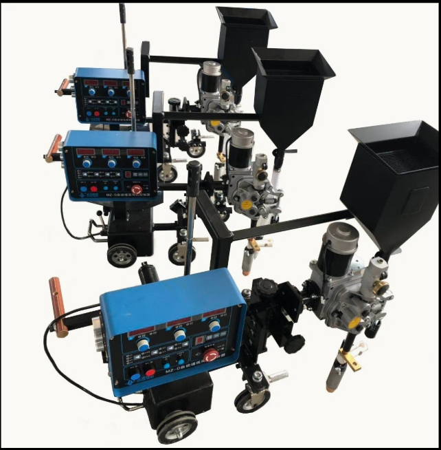 Track-Driven Tank Butt and Corner Welder with 100% Duty Cycle Saw Torch and Lincoln Power Source