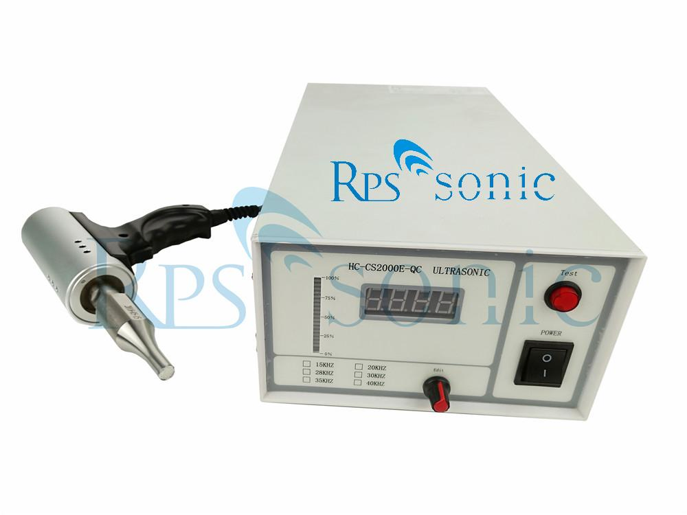 Portable Ultrasonic Spot Welding Machine Welder for Plastic and Non-Woven Fabric