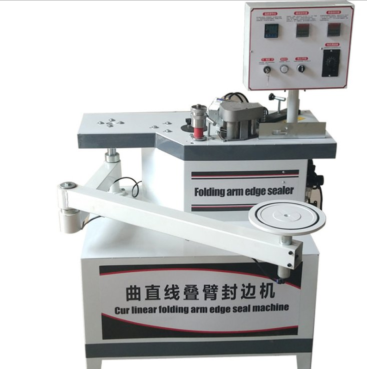 Portable Edge Banding Machine CNC Woodworking Manual Small Automatic Home Improvement Furniture Edge Bander with Hot Melt Adhesive Paint-Free Ecology Cabinet