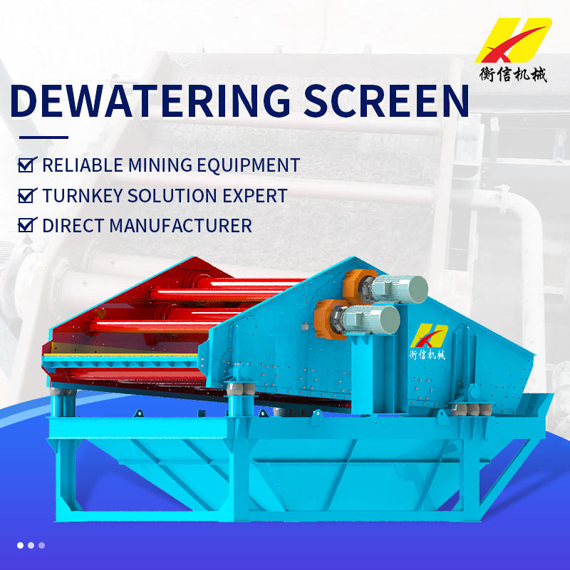 Linear Vibrating Classifier Mining Dewatering Screen Machine with Low Energy Consumption for Gold Washing Plant