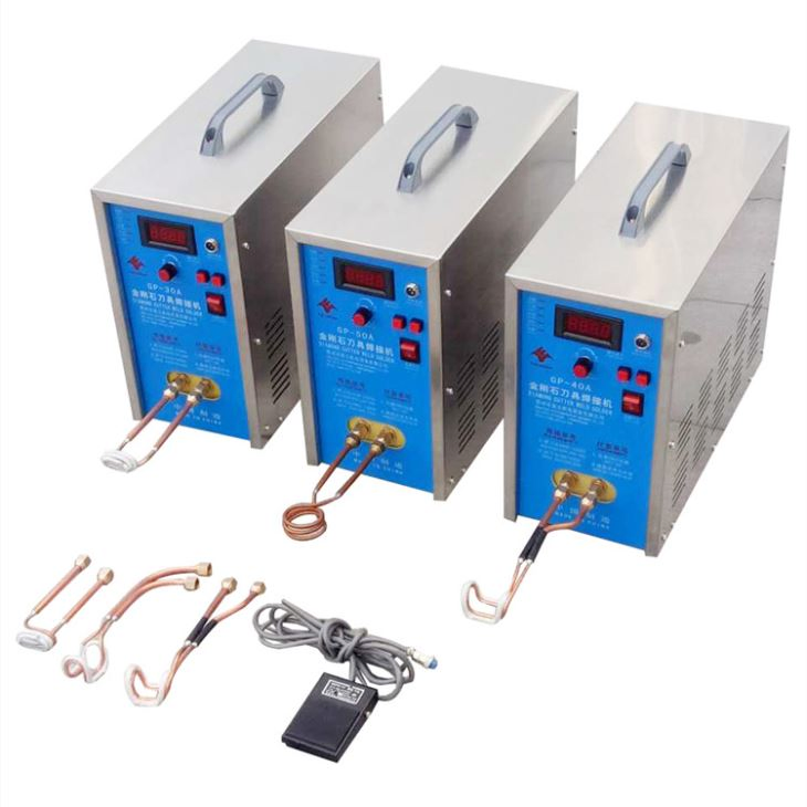 Diamond High Frequency Induction Heating Welding Machine for Mine Saw Blade Quenching Welding Hot Forging Melting Annealing