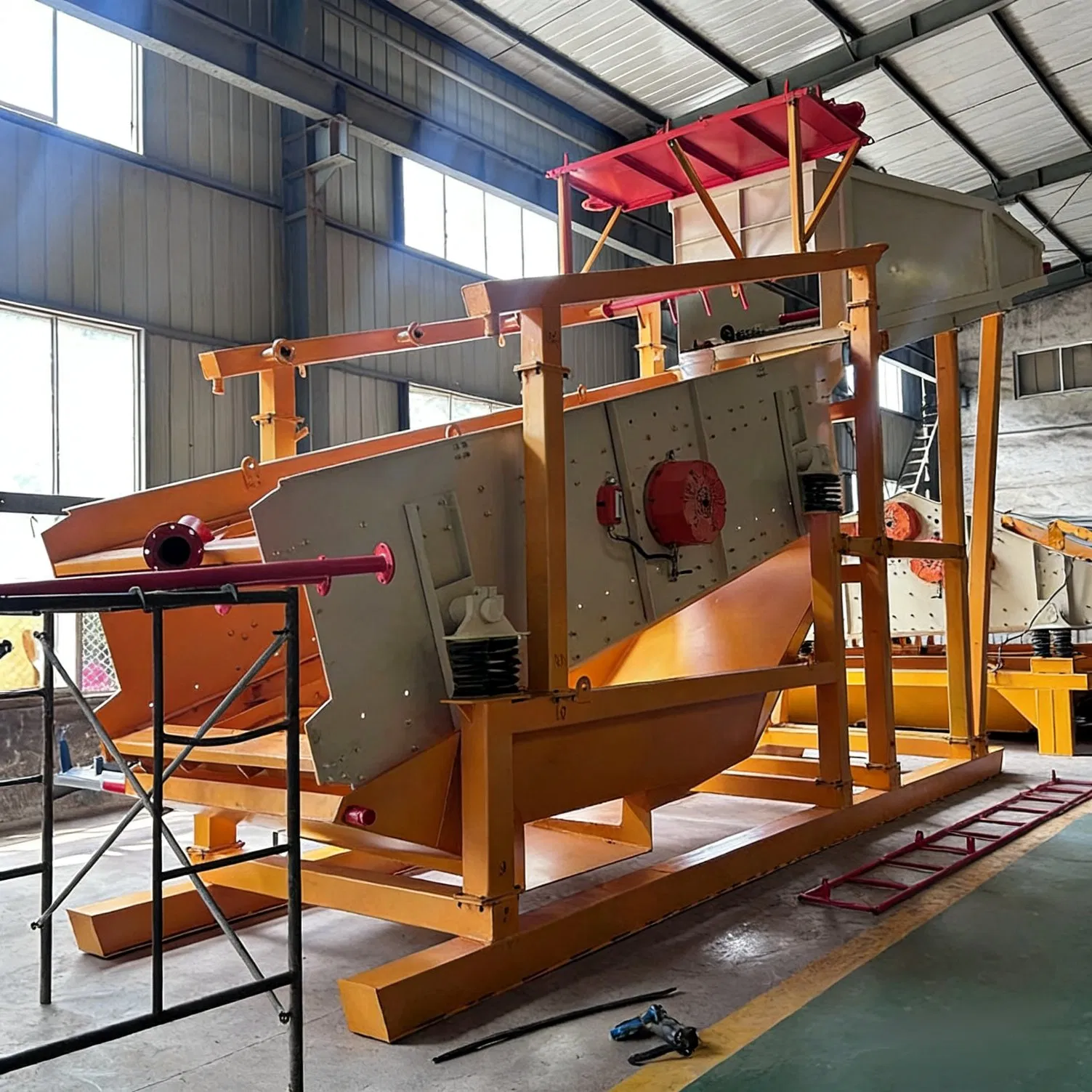 Vibrating Screen Gold Washing Machine for River Sand