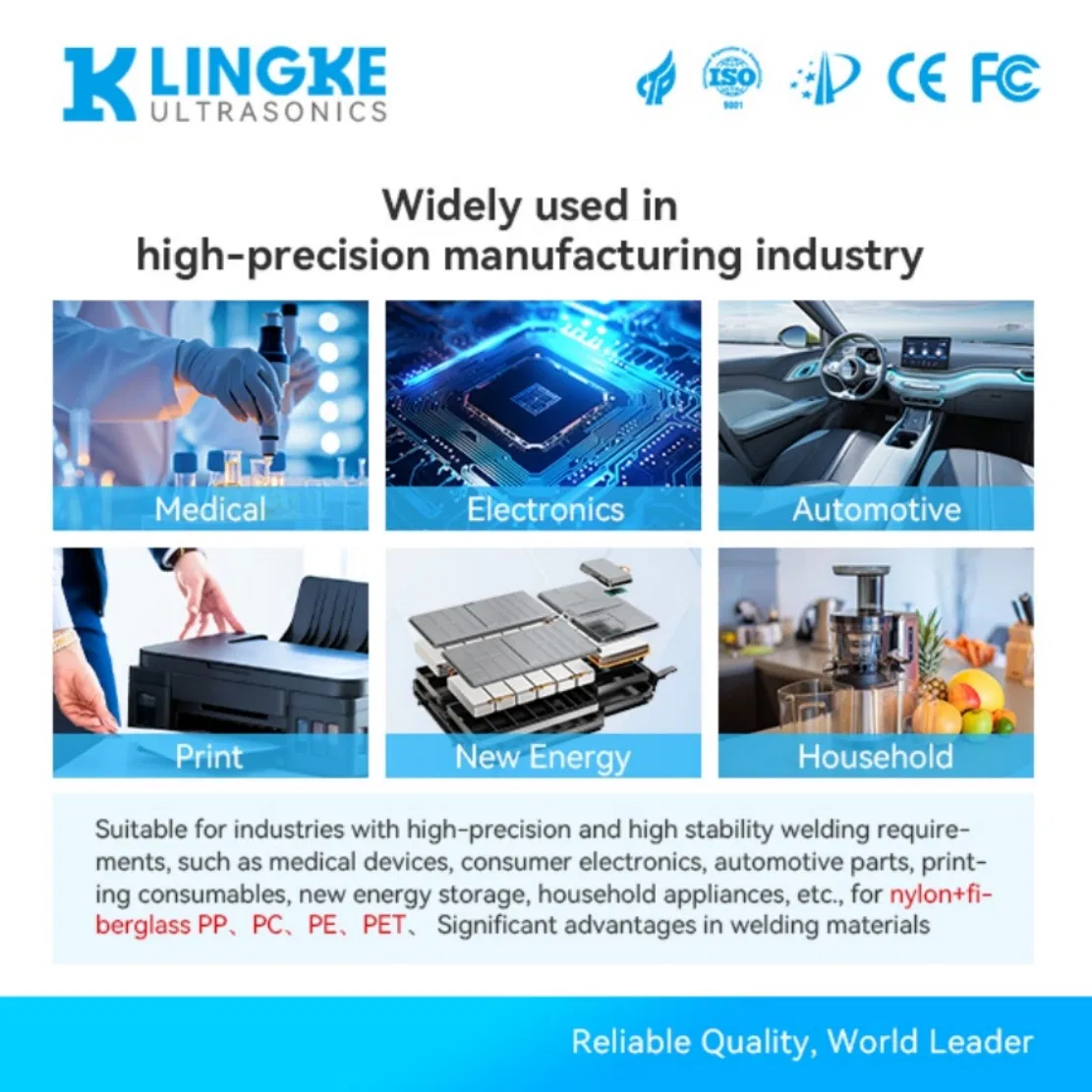 Lingke L3000 Plus 20kHz 2000W High-Power Automated High Frequency Ultrasonic Plastic Welding Machine for Aerospace Industry