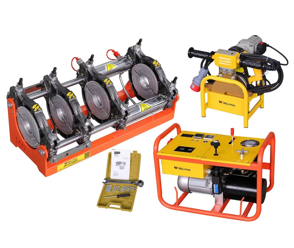 180-500b Industral Pipe Butt Fusion Machine Hydraulic Driven Pipe Welder for 180-500mm