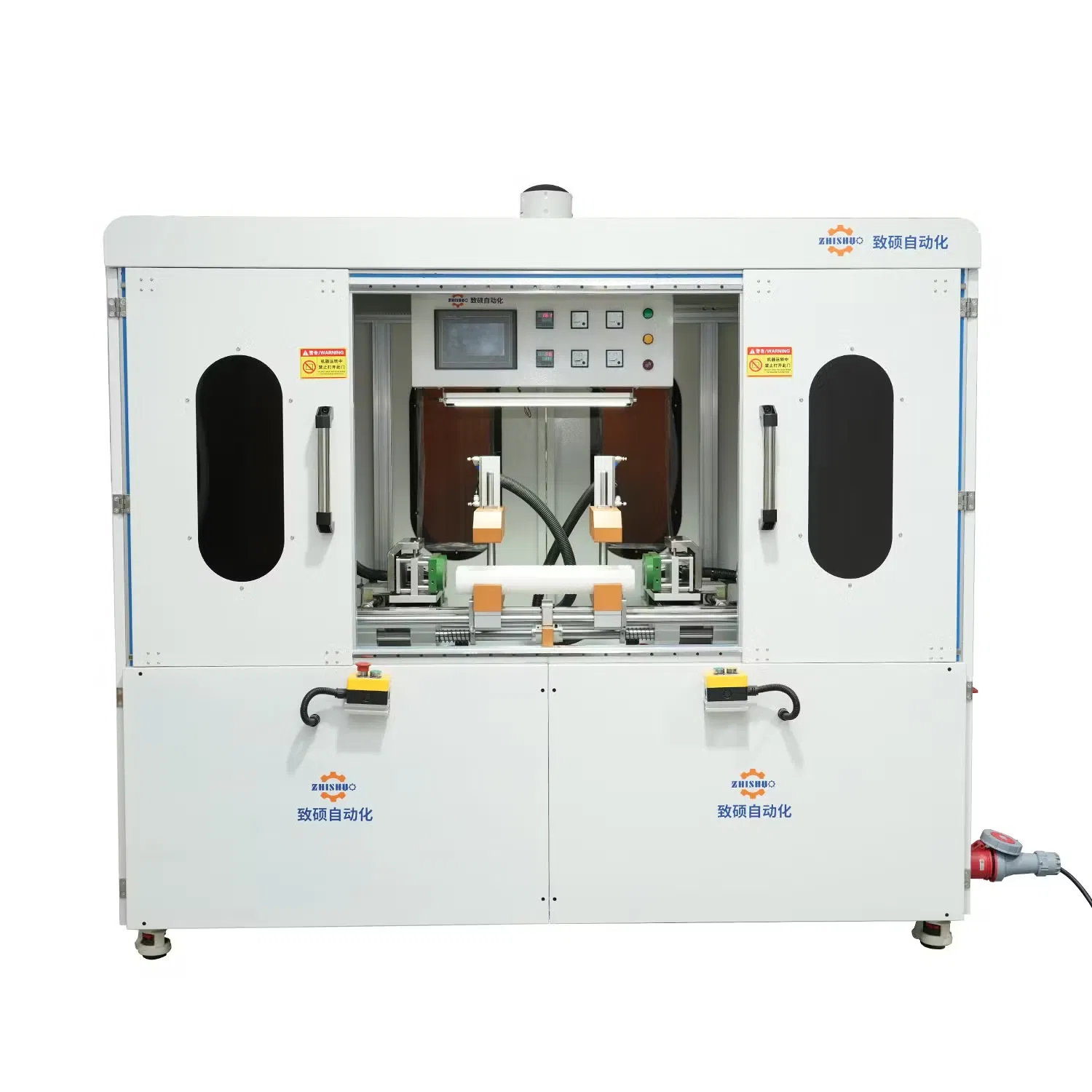 Industrial Grade High Capacity Large Flow Pleated Filter Element End Cover Pneumatic Driven Welder