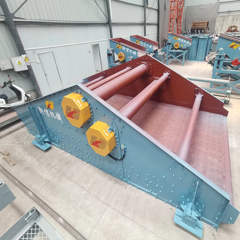 Heavy Reliable Dewatering Vibrating Screen Sieving Coal Slime Screening Sand Sorting Machine