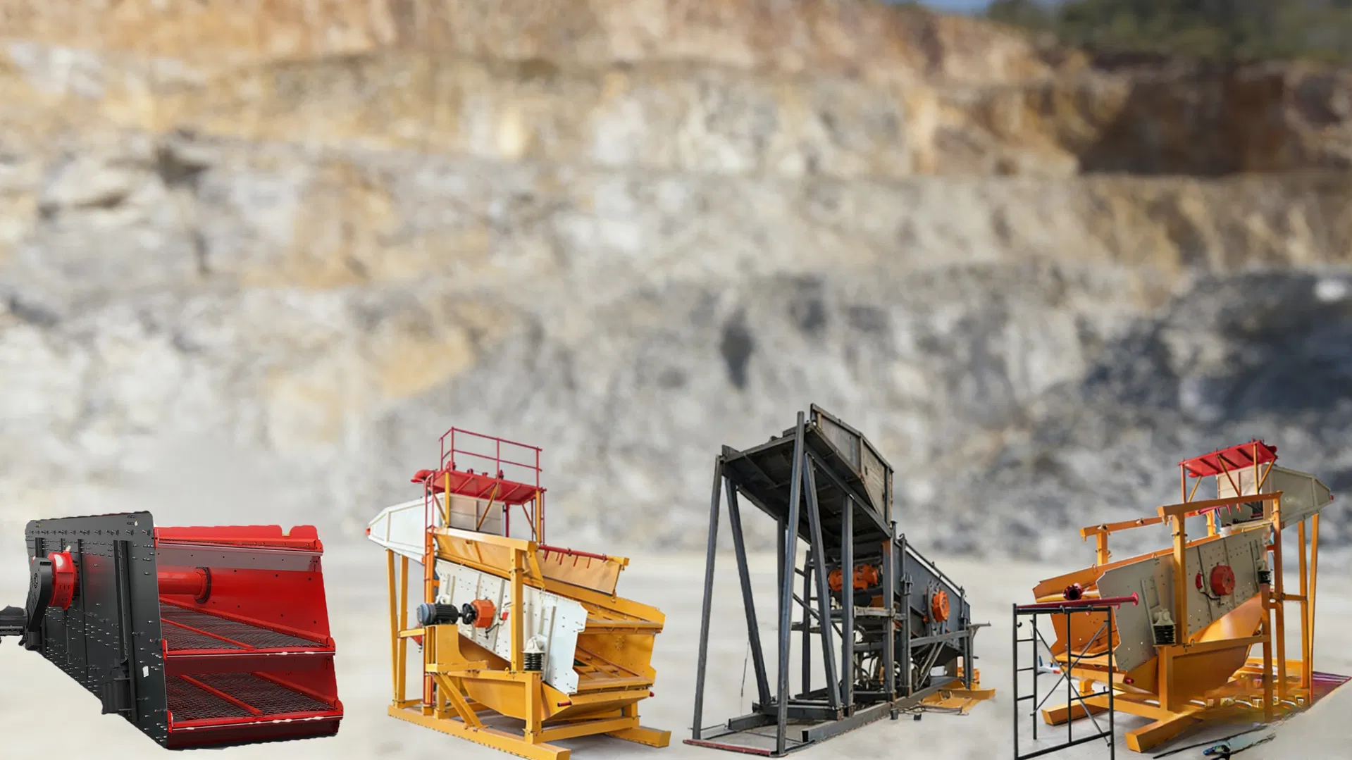 Vibrating Screen Gold Washing Machine