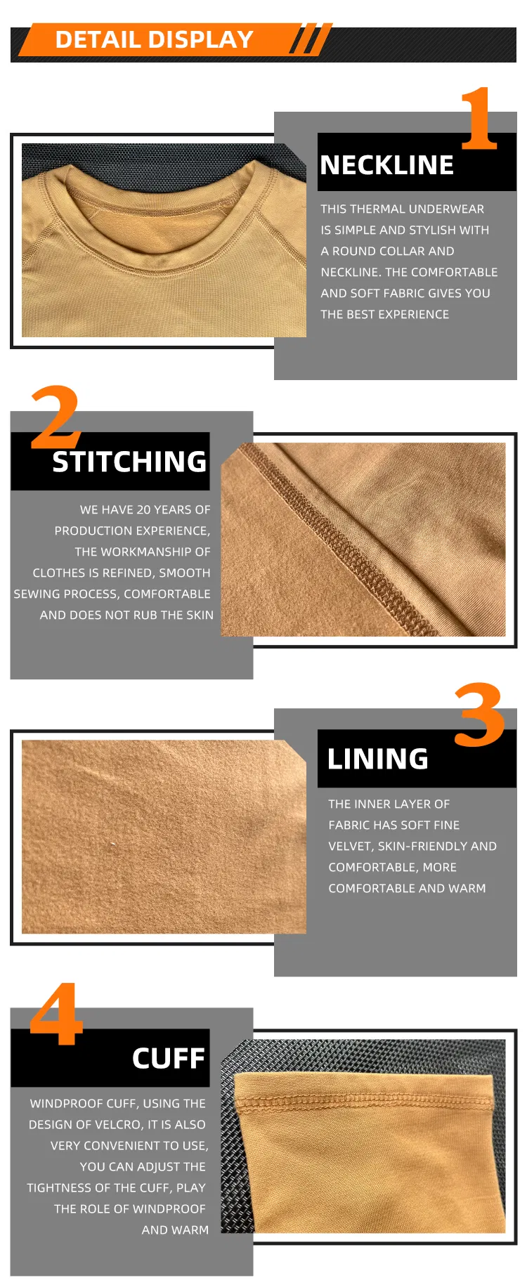 مجموعة ملابس داخلية حرارية للرجال 100%Polyester مجموعة ملابس داخلية حرارية شتوية للرجال مجموعة ملابس داخلية حرارية بشعار مخصص