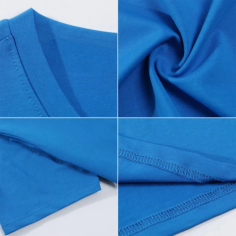 تصميم مخصص شعارك قصير الجلبة قطن T-Shirts