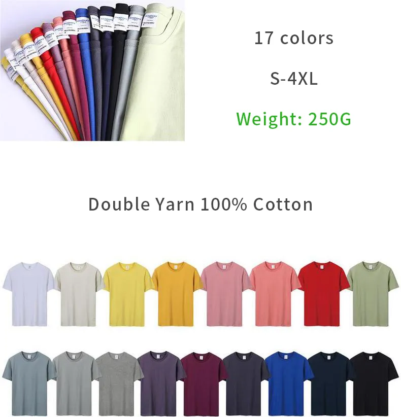 تصميم مخصص شعارك قصير الجلبة قطن T-Shirts