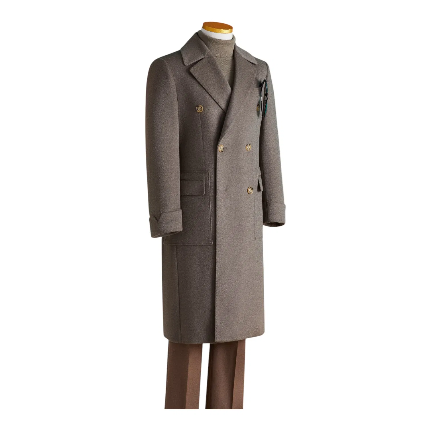 معطف ثقيل دافئ شتوي رمادي مصمم خصيصًا للطقس البارد وملابس العمل