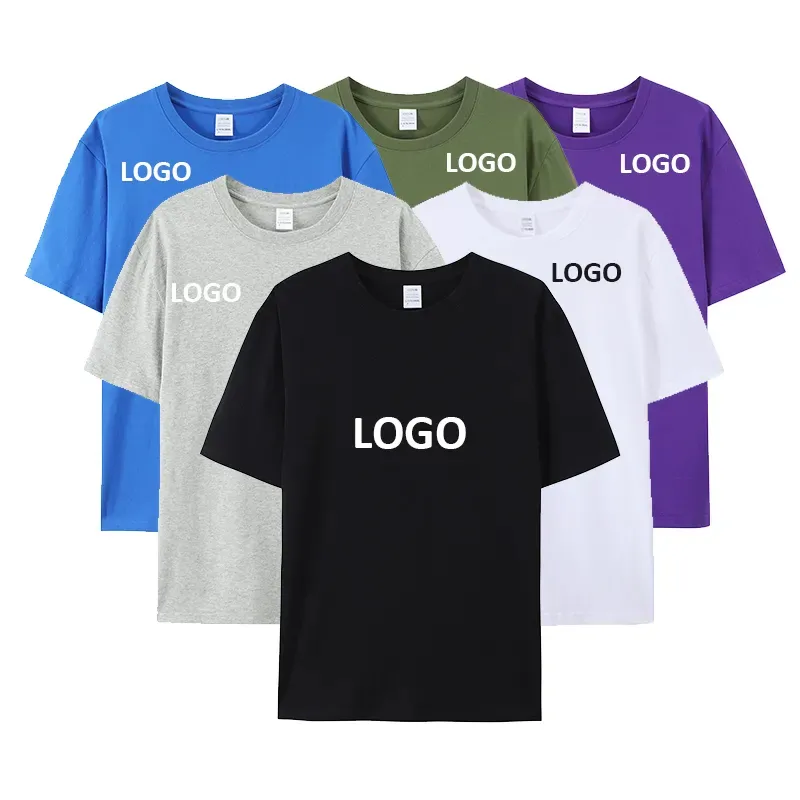 تصميم مخصص شعارك قصير الجلبة قطن T-Shirts