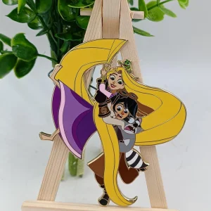 Best Rapuzel enamel pin with gold plate Manufacturer