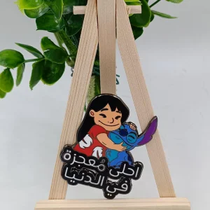 Best Disney stitch enamel pin with black nickel plate Manufacturers