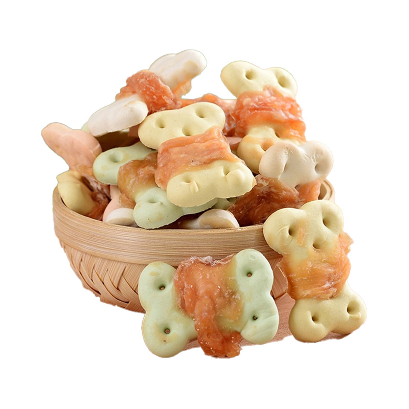 Chicken Roll Biscuits Hypoallergenic Formula Teething Bones Dog Treats