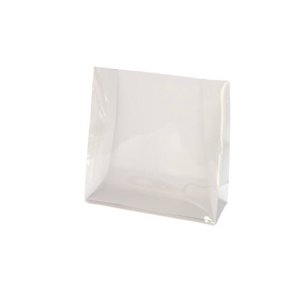 Minimalist Chocolate Bags - Subtle Pet Plastic Strip Window for Understated Luxury