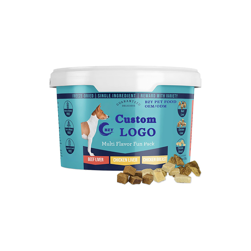 Chicken Breast, and Chicken Liver, Freeze Dried Raw 8oz (255g) Dog Treats