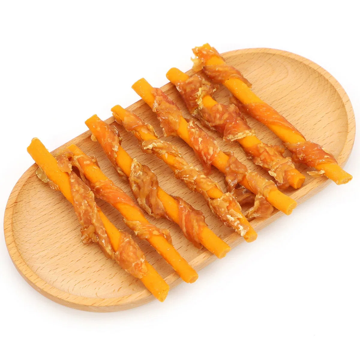 Adult Dog Salmon High Protein Chicken Wrap Cowhide Ring Pet Treats for Dog