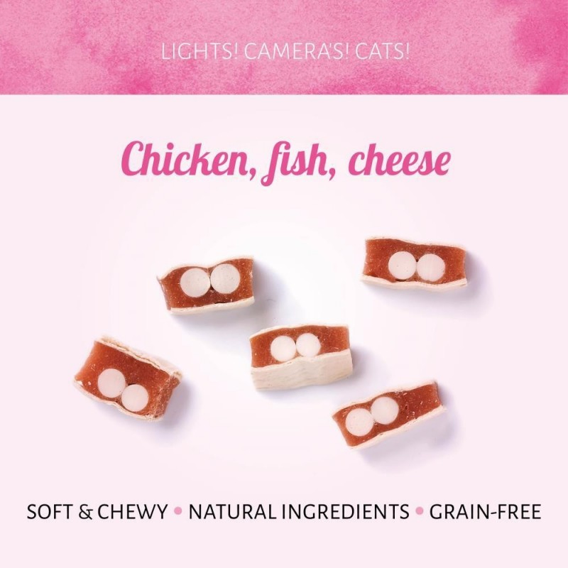 All Natural Chicken &amp; Cheese Flavor 3.5oz (100g) Soft Cat Treats