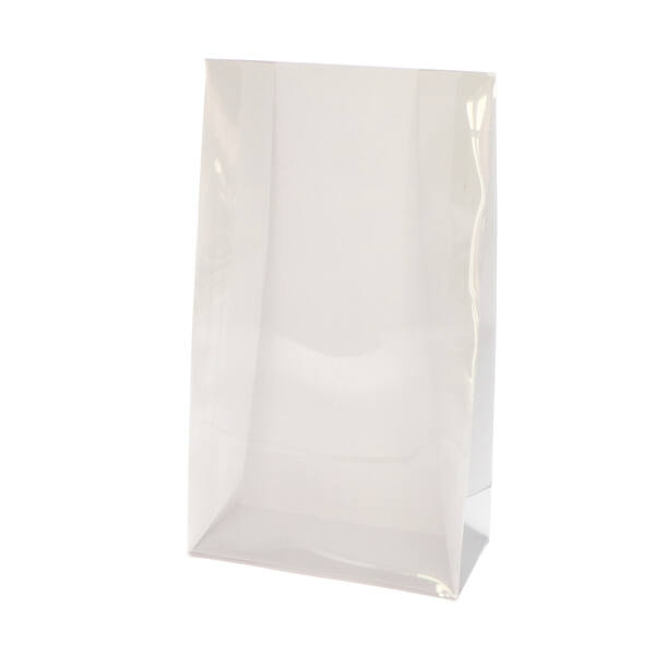 Minimalist Chocolate Bags - Subtle Pet Plastic Strip Window for Understated Luxury