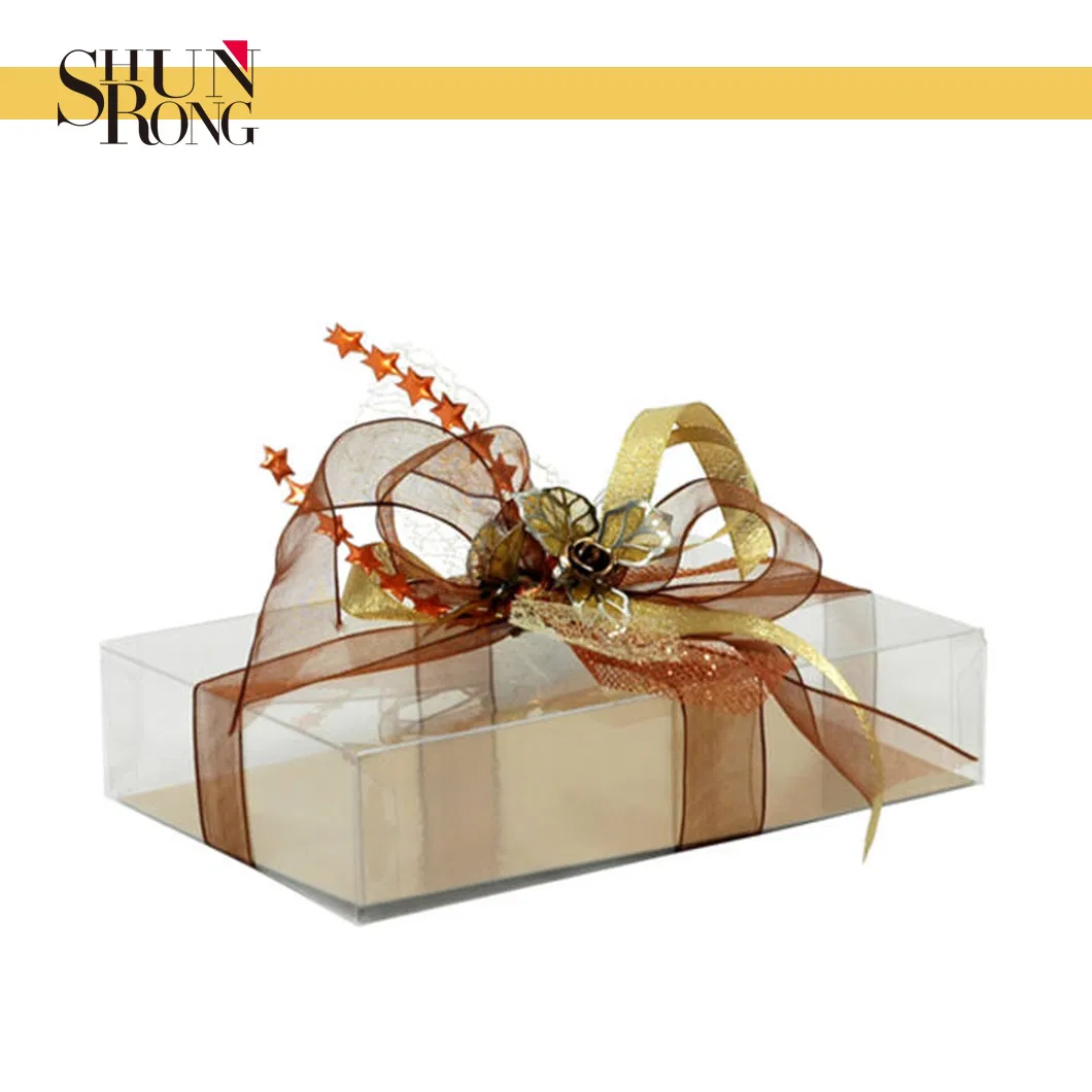 Wholesale Bonbon &amp; Macaron Gift Sets - Transparent Pet Boxes with Personalized Hot Foil Logos