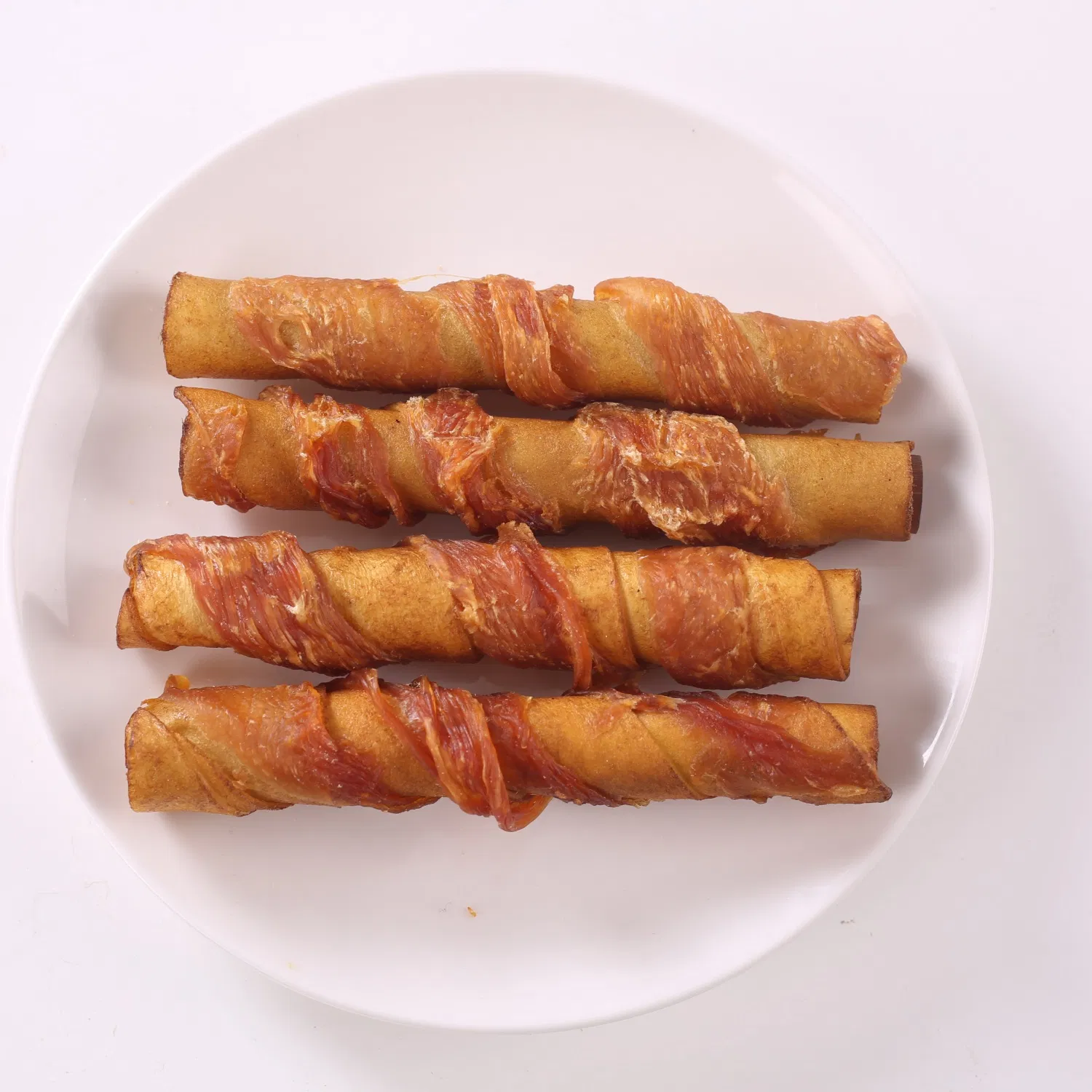 Healthy Grain-Free Extruded Pet Food Double Stick Twist Treats for Dog