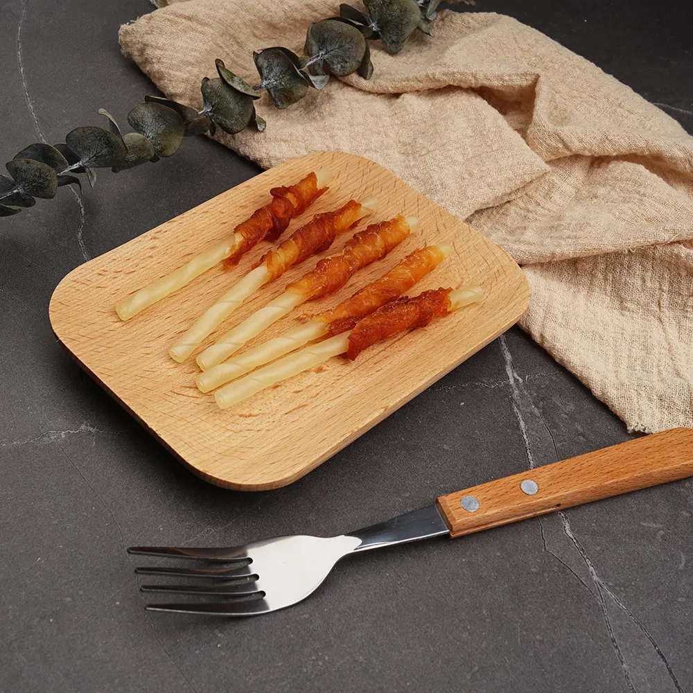 Chicken Wrap Rowhide Stick Dog Treats Pet Snacks Pet Training Treats