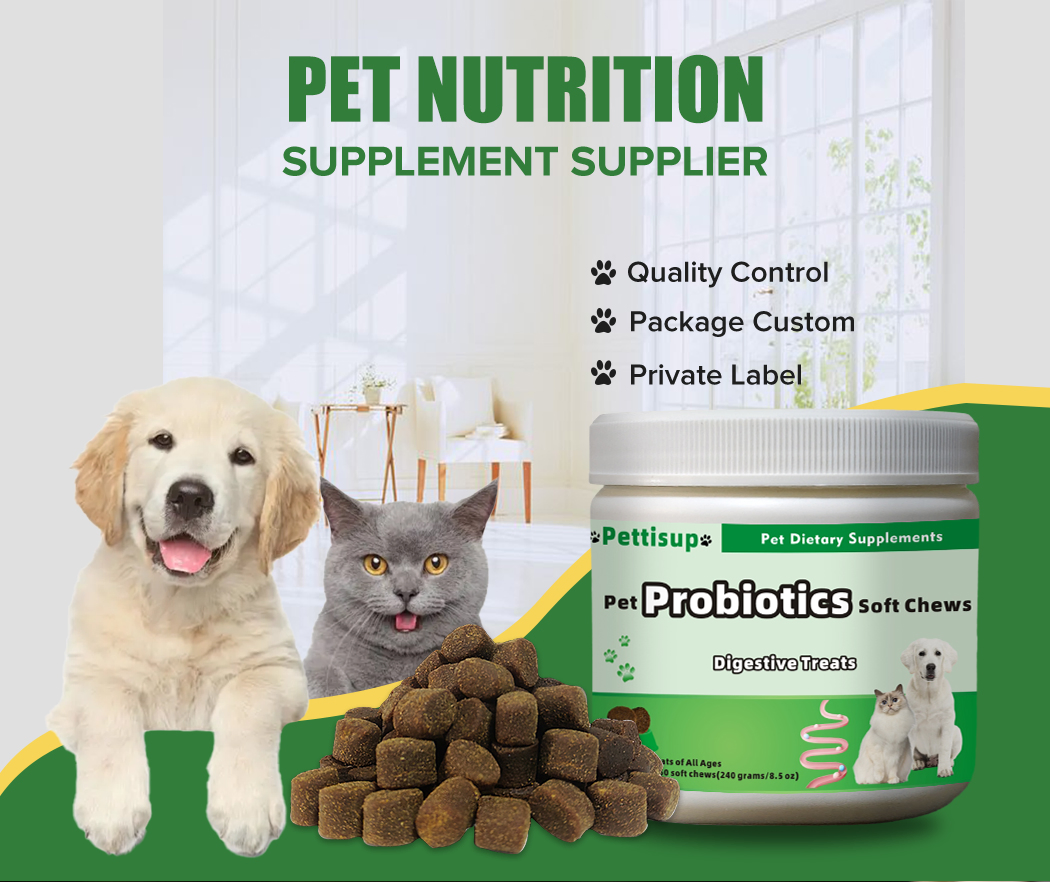 Custom Factory Probiotic Nutritional Cat Supplement Digestive Support Sensitive Stomach OEM