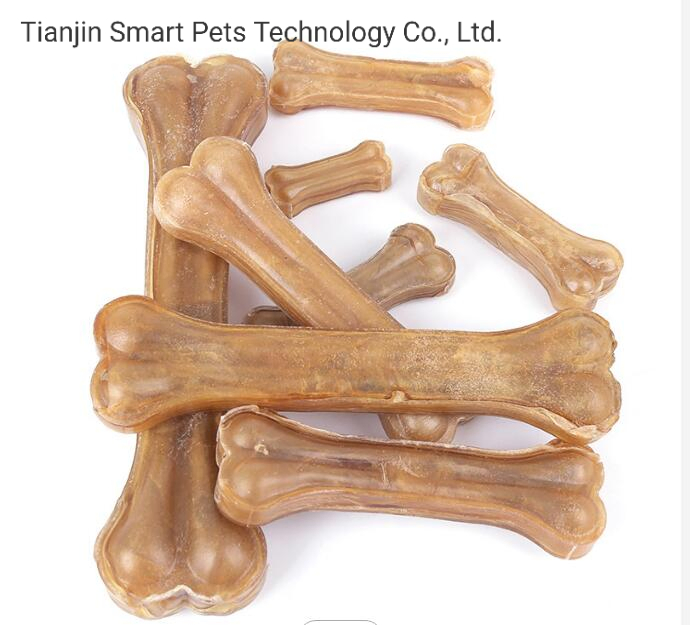 Wholesale Rawhide Dog Treats - Natural Color Chew Bones