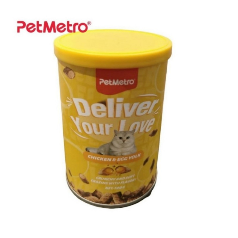 Natural Flavor 100g Crispy Shell Soft Yolk Filling Prepared with Catnip Infusion Catnip Infused Treats