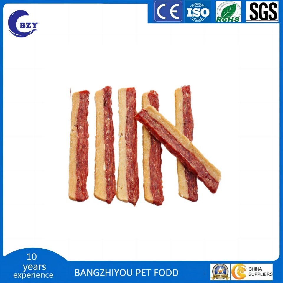 Private Label Pet Snacks Natural Soft Duck/Beef Strips Training Reward Dog Treats