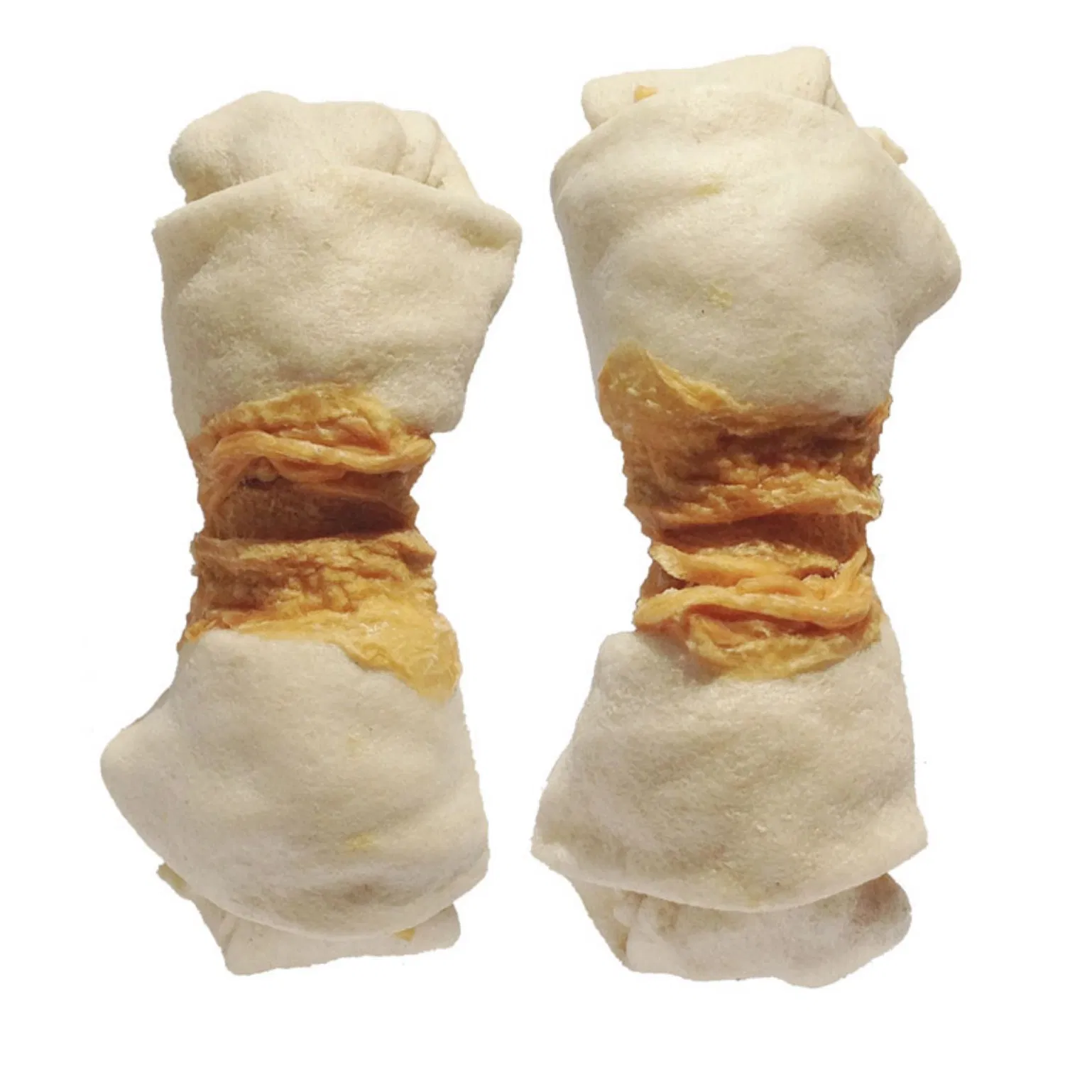 Duck Wrapsrawhide Knotted Bone Rawhide Chews Pet Treats with Grain Free